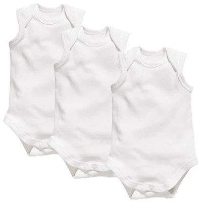 Abbildung von Schnizler Kurzarmwickelbody Body ohne Arm 3er Pack uni