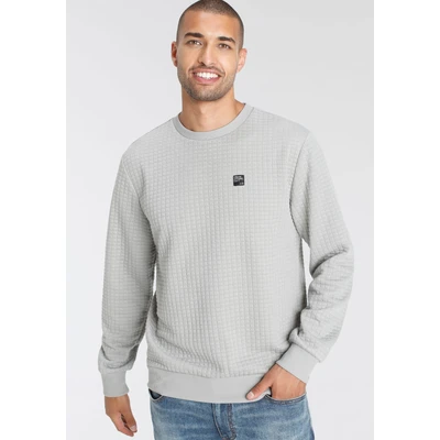 Abbildung von AJC Sweatshirt, mit spezieller Materialstruktur und Logobadge