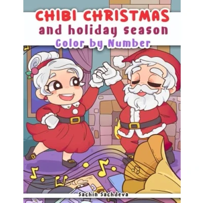 Abbildung von Chibi Christmas and Holiday Season: Color by Number Coloring Book for Adults fun relaxation (Chibi World)