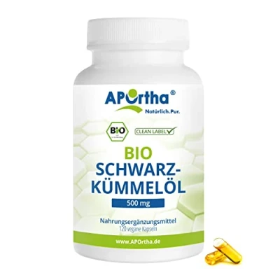 Abbildung von APOrtha® Bio Schwarzkümmelöl 500 mg vegane Kapseln 120 St