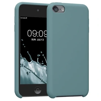 Abbildung von kwmobile Schutzhülle kompatibel mit Apple iPod Touch 6G / 7G (6. und 7.Generation) Hülle Silikon gummiert Cover Case in Antique Stone
