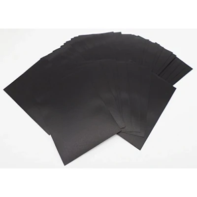 Abbildung von docsmagic.de 5 x 100 Mat Black Card Sleeves Standard Size 66 91 Schwarz Kartenhüllen PKM MTG