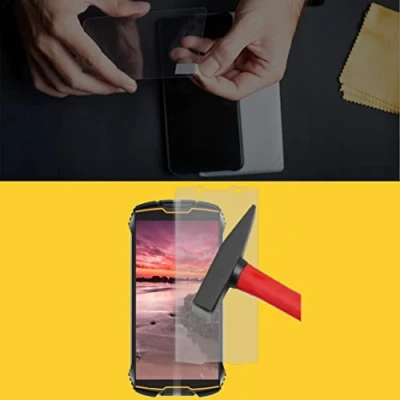 Abbildung von EnWi 2x Extrem harte 9H Display Schutz Folie für Cubot King Kong Mini 2