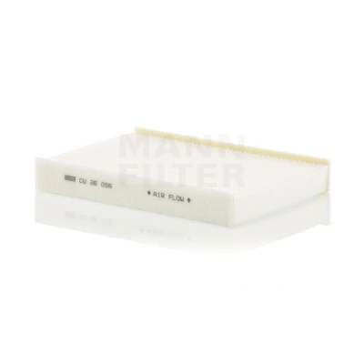 Abbildung von MANN FILTER CU 26 006 Innenraumfilter Partikelfilter 254 182 35 VOLKSWAGEN: load up! Kastenwagen, Schrägheck, SEAT: Mii, SKODA: Citigo