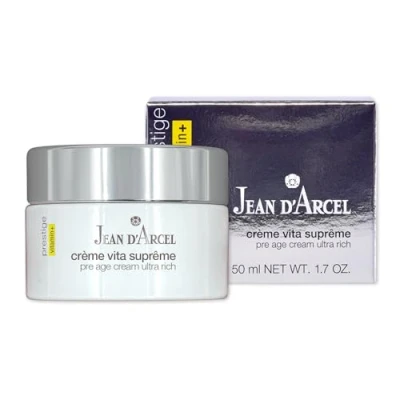 Abbildung von JEAN D&#039;ARCEL PRESTIGE crème vita suprême Sehr reichhaltige Feuchtigkeitscreme gegen extrem trockene Haut Mit Sheabutter, Vitamin C, A &amp; E pre age cream ultra rich 50 ml