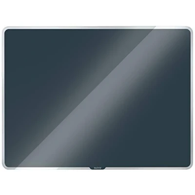 Abbildung von Leitz magnetisches Whiteboard aus Glas, 600 x 400, Samtgrau, Cosy Serie, 70420089