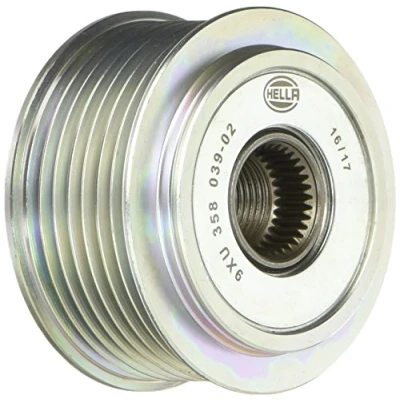 Abbildung von HELLA 9XU 358 039 021 Freilauf Lichtmaschine 40,8 mit Kappe NISSAN: NP300 Navara Pritsche / Fahrgestell, Pathfinder 3, Pickup