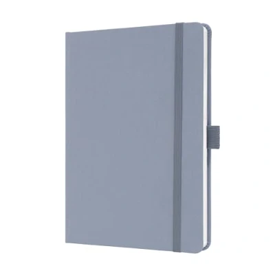 Abbildung von Sigel JN407 Notizbuch Tagebuch Jolie, ca. A5, liniert, 100 g/qm, Hardcover mit Textileinband, Gummiband, Stifteschlaufe, Einstecktasche, fliederfarben, vegan, aus nachhaltigem Papier