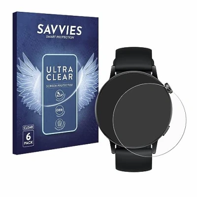 Abbildung von Savvies 6 Stück Schutzfolie für Huawei Watch GT 3 (42 mm) Displayschutz Folie Ultra Transparent