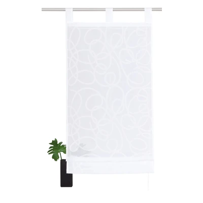 Abbildung von my home Raffrollo &quot;Tanaro&quot;, mit Schlaufen, Halbtransparent, Voile, Polyester