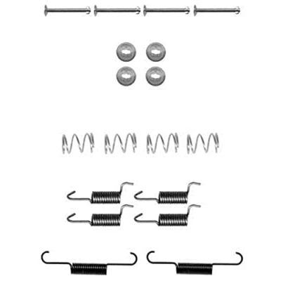 Abbildung von HELLA 8DZ 355 201 951 Zubehörsatz, Feststellbremsbacken SUBARU: Impreza II Limousine, Forester I, I Limousine