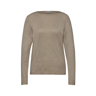 Abbildung von STREET ONE Strickpullover mit Rollsaum am Ausschnitt