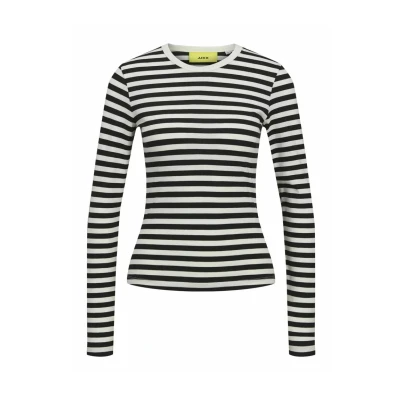 Abbildung von JJXX Jxceline GIGI STR LS Stripe JRS Strickpullover, Damen, Größe: Medium, Black