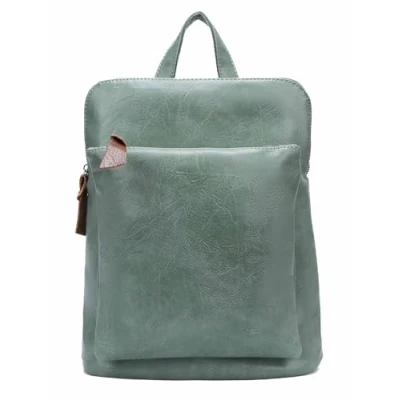 Abbildung von ITALYSHOP24 Rucksack Damen Tasche Umhängetasche Schultertasche Handgepäck Shopper, Handtasche Crossover Tagesrucksack Cityrucksack Daypack