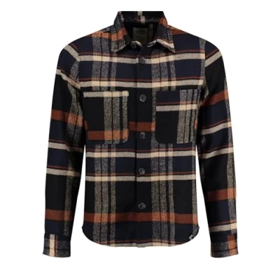 Abbildung von Key Largo Zermatt Checks Leichte Jacke, Herren, Größe: Large, Navy