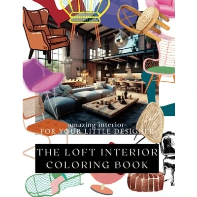 Abbildung von The Loft Interior Coloring Book: Unleash Your Creativity with Modern and Stylish Designs (The Book)
