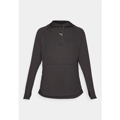 Abbildung von Puma Modest Hoodie Langarmshirt, Damen, Größe: Small, Black