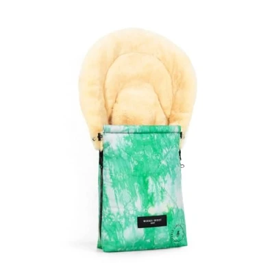 Abbildung von Werner Christ Baby OSLO Iconic LINE Fußsack für Kinder, Größe: One Size, Batik grün