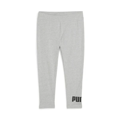 Abbildung von Puma ESS No. 1 Logo 3/4 Leggings Damen Mit Print Light Gray Heather Größe: XS