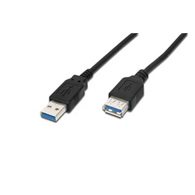 Abbildung von DIGITUS USB 3.2 Gen1 Verlängerungskabel 3.0 m A (St) zu (Bu) 5 Gbit/s Verbinsungskabel Schwarz