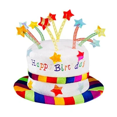 Abbildung von Hut Regenbogenkuchen &#039;Alles Gute zum Geburtstag&#039;