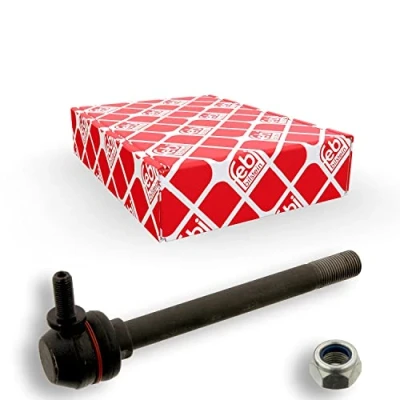 Abbildung von febi BILSTEIN 32059 Koppelstange Vorderachse links, rechts 190,9 M16 x 1,5, M10 1,25 Plus mit selbstsichernder Mutter Stahl schwarz