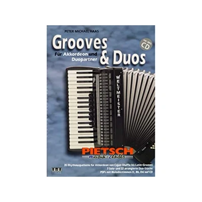 Abbildung von Haas, Peter Michael: Accordion Tunes and Grooves (+CD) : für 1 2 Akkordeons (Melodieinstrument ad lib) Spielpartitur (+PDF mit