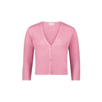 Abbildung von Cartoon MIT 3/4 ARM Strickjacke, Damen, Größe: 38, Lilas