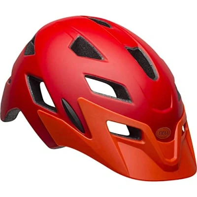 Abbildung von Bell Unisex Jugend Sidetrack Child Fahrradhelme, Matte Red/Orange, Einheitsgröße