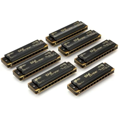 Abbildung von Fender Blues Harmonica DeVille 7&#039; Set im Case, 0990702049