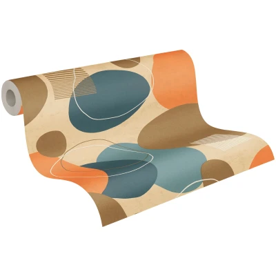 Abbildung von A.S. Création Vliestapete &quot;Geo Effect&quot;, Retro gepunktet Motiv, Design Tapete Kreise