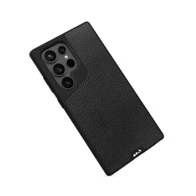 Abbildung von Mous Hülle für Samsung Galaxy S24 Ultra Schwarzes Leder Limitless 5.0 Handyhülle MagSafe Kompatibel Case Schutzhuelle