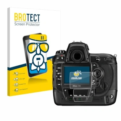 Abbildung von BROTECT Schutzglas für Nikon D3 Schutzfolie Panzer Folie Glas [Extrem Kratzfest 9H, Anti Fingerprint, Ultra Transparent]