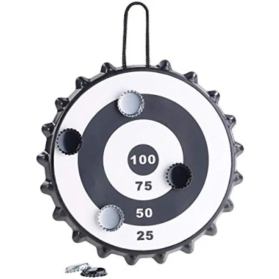 Abbildung von Playtastic Dartscheibe Magnetisches Kronkorken Dartspiel Spiel Zielscheibe, magnetisch