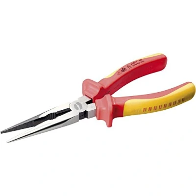 Abbildung von TOOLCRAFT TO 6768522 VDE Flachzange gerade 200 mm