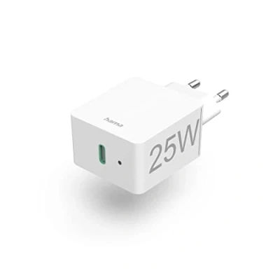 Abbildung von HAMA Ladegerät, Power Delivery (PD)/Qualcomm, 25 Watt, Weiß