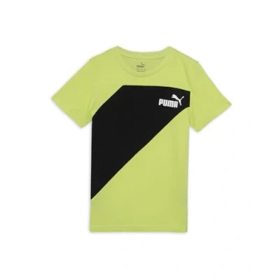 Abbildung von Puma Power Tshirt print für Kinder, Größe: 164, Lime sheen