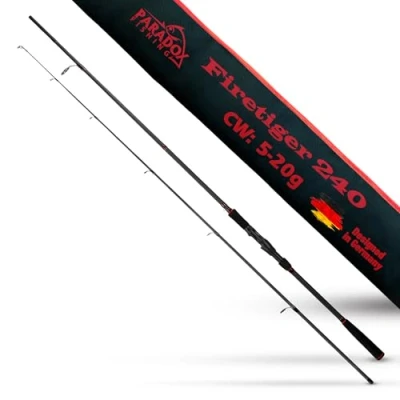 Abbildung von Paradox Fishing Firetiger Spinnrute I 2,4m 5 20g Spinnruten perfekt für Barsch Rute