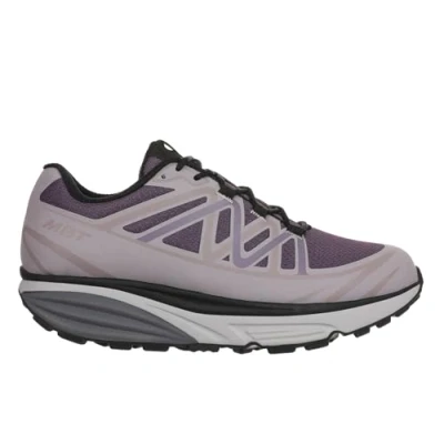 Abbildung von MBT Simba ATR 2 SYM Damenschuhe. Anatomische und Bequeme Trekking Sneakers. Physiologische Schuhe für Komfort Stabilität mit Wippensohle. Bergschuhe. Lila