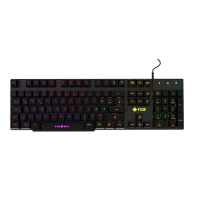 Abbildung von inca USB Gaming Tastatur Regenbogen LED Beleuchtung IKG 446 Kabel Länge Das 1,5 Meter Farben Tastaturgröße Ergonomisches Design Anzahl der Tasten