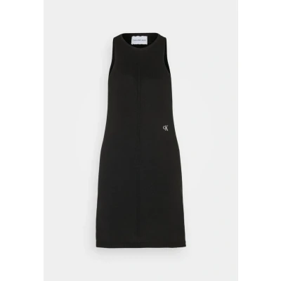 Abbildung von Calvin Klein Jeans TANK Dress Strickkleid, Damen, Größe: XS, Black