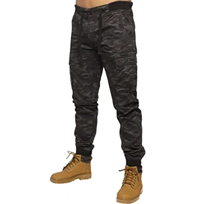 Abbildung von Militärische Kampf Jogger Hose für Herren Enzo Designer Menswear