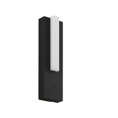 Abbildung von Lucande LED Wandleuchte Virgalia, 31 cm, anthrazit, IP65