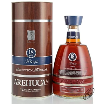 Abbildung von Ron Arehucas 18 Años Añejo Reserva Especial 40% Vol. 0,7l in Geschenkbox
