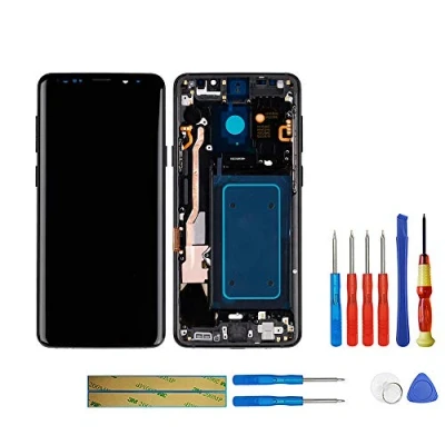 Abbildung von swark TFT Kompatibel mit Samsung Galaxy S9+ S9 Plus SM G965 (Schwarz Rahmen) LCD Touch Screen Replacement + Tools