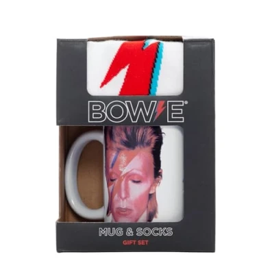 Abbildung von David Bowie Tasse &amp; Socken Geschenk Set