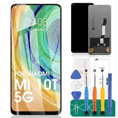 Abbildung von für Xiaomi Mi 10T Bildschirm Ersatz Pro 5G LCD Display 5GTouchscreen Digitizer Montage Reparatursets (schwarz)