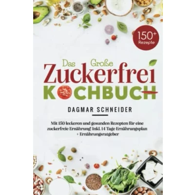 Abbildung von Das Große Zuckerfrei Kochbuch: Mit 150 leckeren und gesunden Rezepten für eine zuckerfreie Ernährung! Inkl. 14 Tage Ernährungsplan + Ernährungsratgeber.