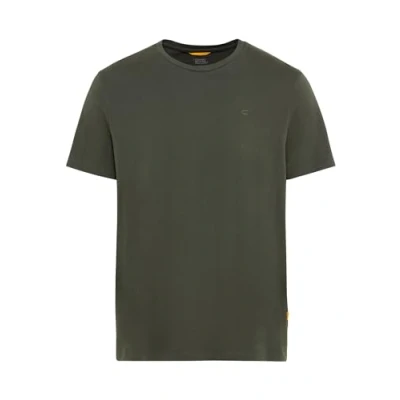 Abbildung von camel active Herren Basic Kurzarm T Shirt mit Rundhalsausschnitt Grün, Menswear XL