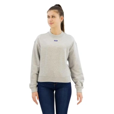 Abbildung von HUGO Delessa Sweatshirt, Damen, Größe: Small, Open grey